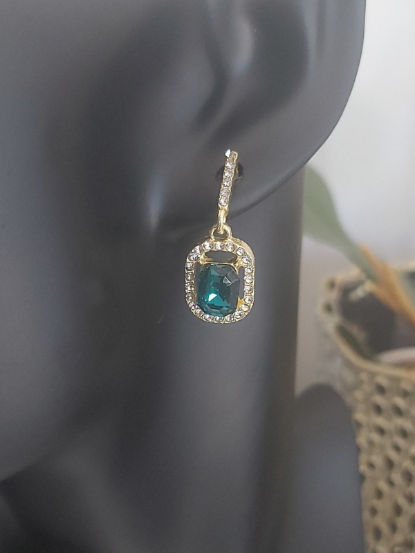 CZ Drop Earrings